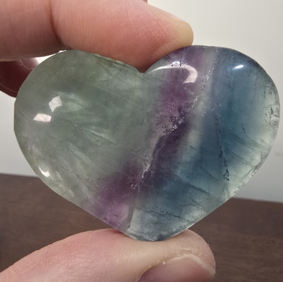Fluorite Crystal Heart - Picture 9 of 13
